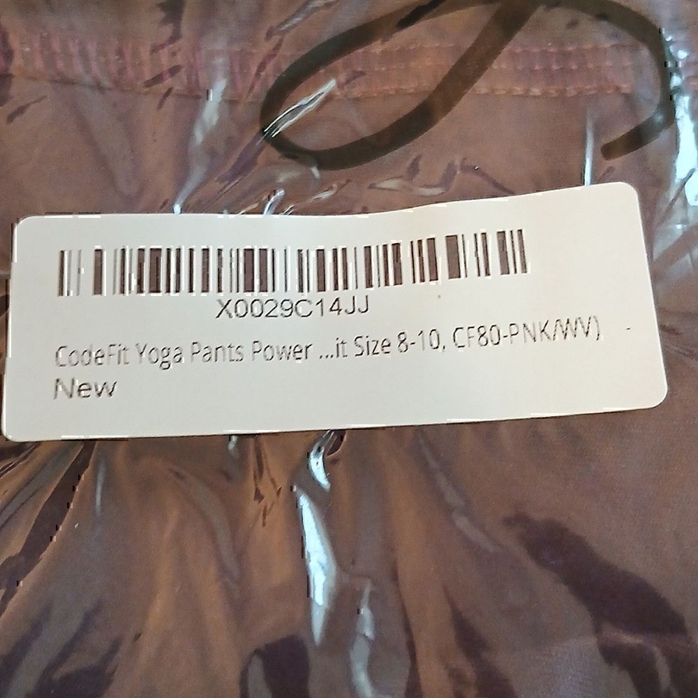 🔟CodeFit Top Trend Unique Wave Ombre Pattern. PINK/PURPLE Size L. Tummy control - Picture 9 of 12
